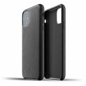 Mujjo Full Leather Case (iPhone 11) - Blå