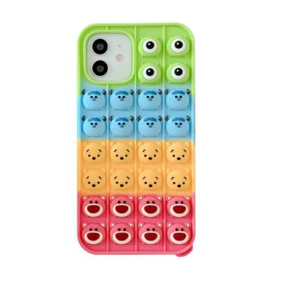 Multi Faces Pop it Fidget Skal till iPhone 11
