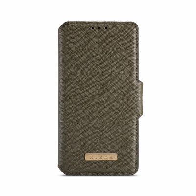 Muxma Saffiano Plånboksfodral till Apple iPhone 11 - Brun