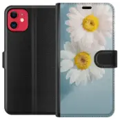 Plånboksfodral till Apple iPhone 11 med Sommarblommor