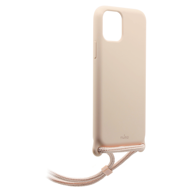 Puro - Icon Cover Med Halsband Mobilskal iPhone 11 - Rosa