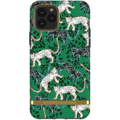 Richmond & Finch Freedom skal till iPhone 11- Green Leopard