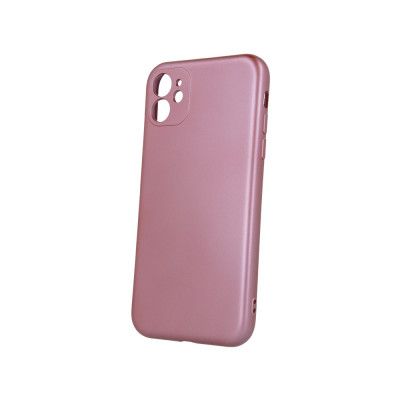 Rosa Metallfodral Skyddande för iPhone 11