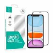 SiGN iPhone 11/XR Härdat Glas Skärmskydd + Dust Mesh 3D