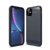 Skal i Kolfiber-design för iPhone 11 - Blå