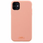 Holdit Silicone Skal iPhone 11 - Rosa Peach