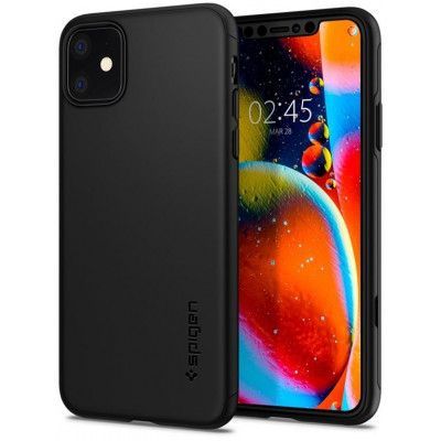 Spigen Thin Fit 360 Case + Glass (iPhone 11)
