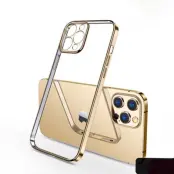 SULADA Ultra Thin TPU Mobilskal med Electroplating för iPhone 11 - Guld