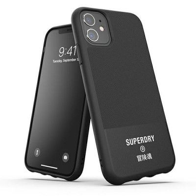 Superdry Molded Canvas Skal iPhone 11 - Svart