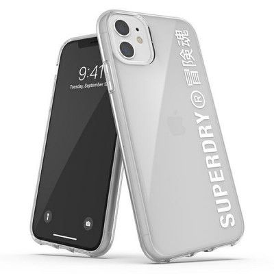 SuperDry Snap Clears Skal iPhone 11 - Vit