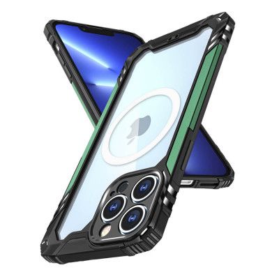 Tough Armor Magsafe Skal iPhone 11 - Grön