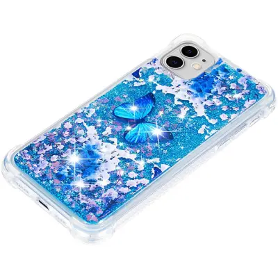 Trolsk Liquid Glitter Case - Butterfly (iPhone 11)