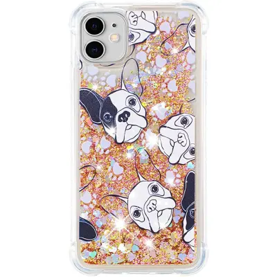 Trolsk Liquid Glitter Case - Dogs (iPhone 11)