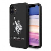 U.S. Polo Assn. Silicone Collection iPhone 11 Skal Svart