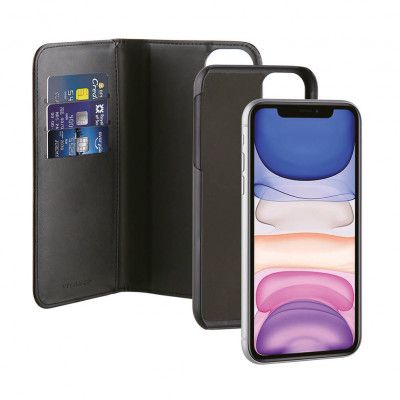 Vivanco 2i1 Plånboksfodral iPhone 11 - Svart