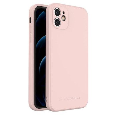 Wozinsky Color Silicone Flexible Skal iPhone 11 - Rosa