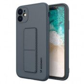 Wozinsky Kickstand Silicone Skal iPhone 11 - Mörk Blå