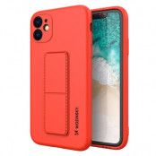 Wozinsky Kickstand Silicone Skal iPhone 11 - Röd