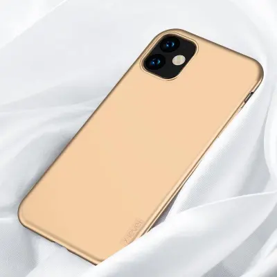 X-LEVEL Frosted Soft TPU Mobilskal för iPhone 11 6.1 tum - Guld