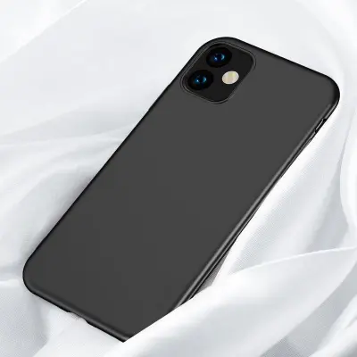 X-LEVEL Frosted Soft TPU Mobilskal för iPhone 11 6.1 tum - Svart