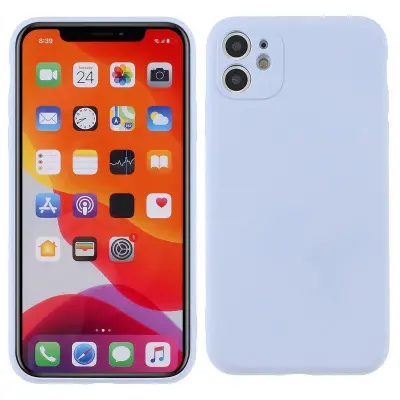 X-LEVEL Mobilskal till iPhone 11 Anti-Drop Liquid Silicone Lila