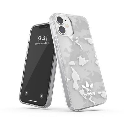 Adidas Snap On Skal till iPhone 12 mini Transparent/Vit