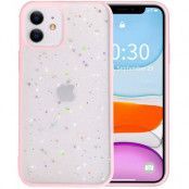 Bling Star Glitter Skal till iPhone 12 Mini - Rosa