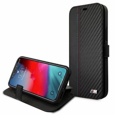 BMW M Collection Carbon Stripe Fodral iPhone 12 Mini - Svart