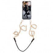 Boom iPhone 12 Mini skal med mobilhalsband- ChainStrap Black