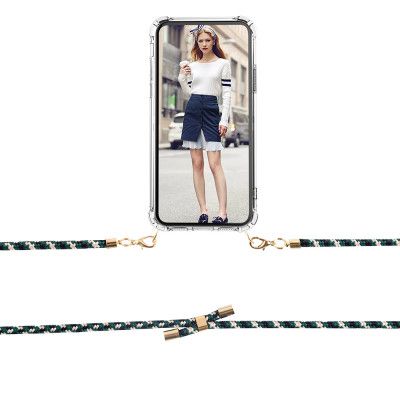 Boom iPhone 12 Mini skal med mobilhalsband- Rope CamoGreen