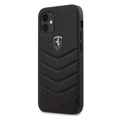 Ferrari Off Track Quilted Skal iPhone 12 Mini - Svart