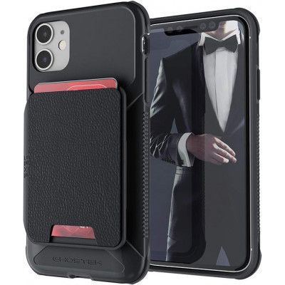 Ghostek EXEC Korthållare Skal iPhone 12 Mini - Svart