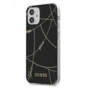 Guess skal iPhone 12 mini gold Chain Collection Svart