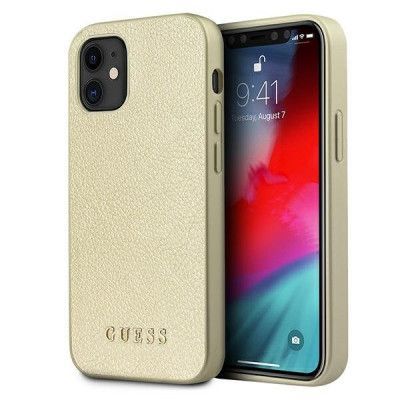Guess Skal iPhone 12 Mini Iridescent - Guld