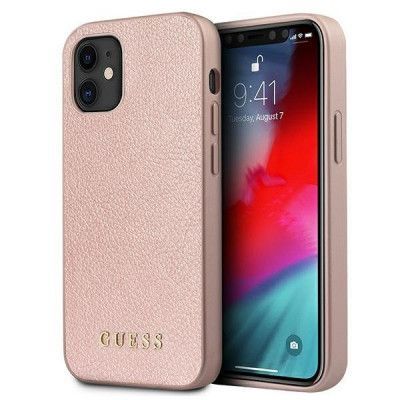 Guess Skal iPhone 12 Mini Iridescent - Rose Guld