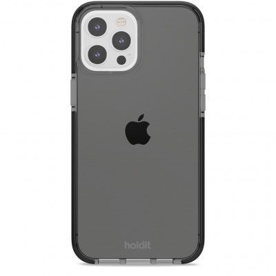 Holdit Seethru Skal iPhone 12 Mini - Svart