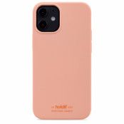 Holdit Silikon Skal iPhone 12 Mini - Rosa Peach