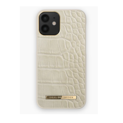 iDeal of Sweden Atelier Skal iPhone 12 Mini - Caramel Croco