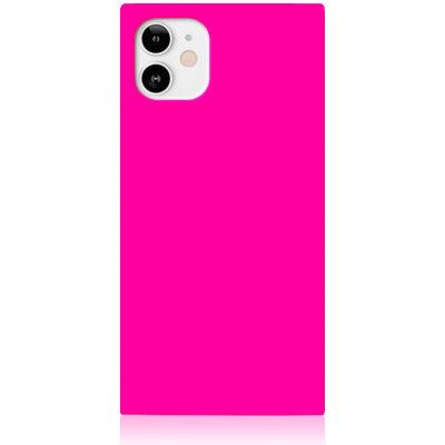 iDecoz Square Case - Neon (iPhone 12 mini) - Gul