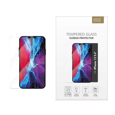 iPhone 12 Mini | GEAR Härdat Glas 2.5D Full Cover - Clear