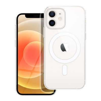 iPhone 12 Mini Skal Clear Magsafe Hårdplast Transparant