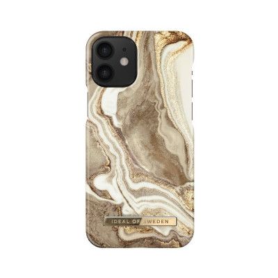 iDeal of Sweden iPhone 12 Mini Skal Marble - Golden Sand