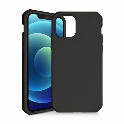 ItSkins Feroniabio Terra Miljovänligt skal till iPhone 12 Mini - Svart