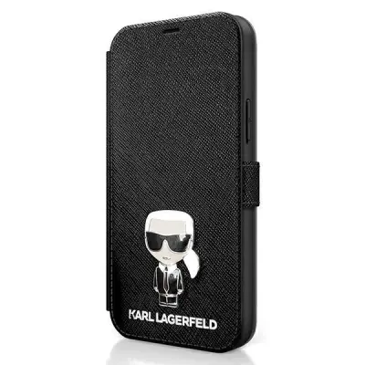 Karl Lagerfeld Plånboksfodral iPhone 12 Mini - Svart