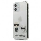 Karl Lagerfeld iPhone 12 Mini Skal Karl & Choupette - Transparent