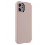 Melkco Aqua iPhone 12 Mini Silikonskal - Rosa Sand