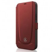 Mercedes Plånboksfodral iPhone 12 Mini Urban Line - Röd