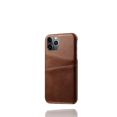 Trolsk Leather Card Case (iPhone 12 mini) - Svart