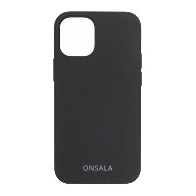 Onsala Mobilskal Silikon Black iPhone 12 Mini