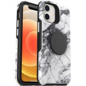 OtterBox Symmetry POP Skal iPhone 12 Mini - Vit Marble